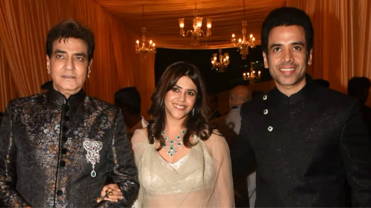 Ekta with her family.