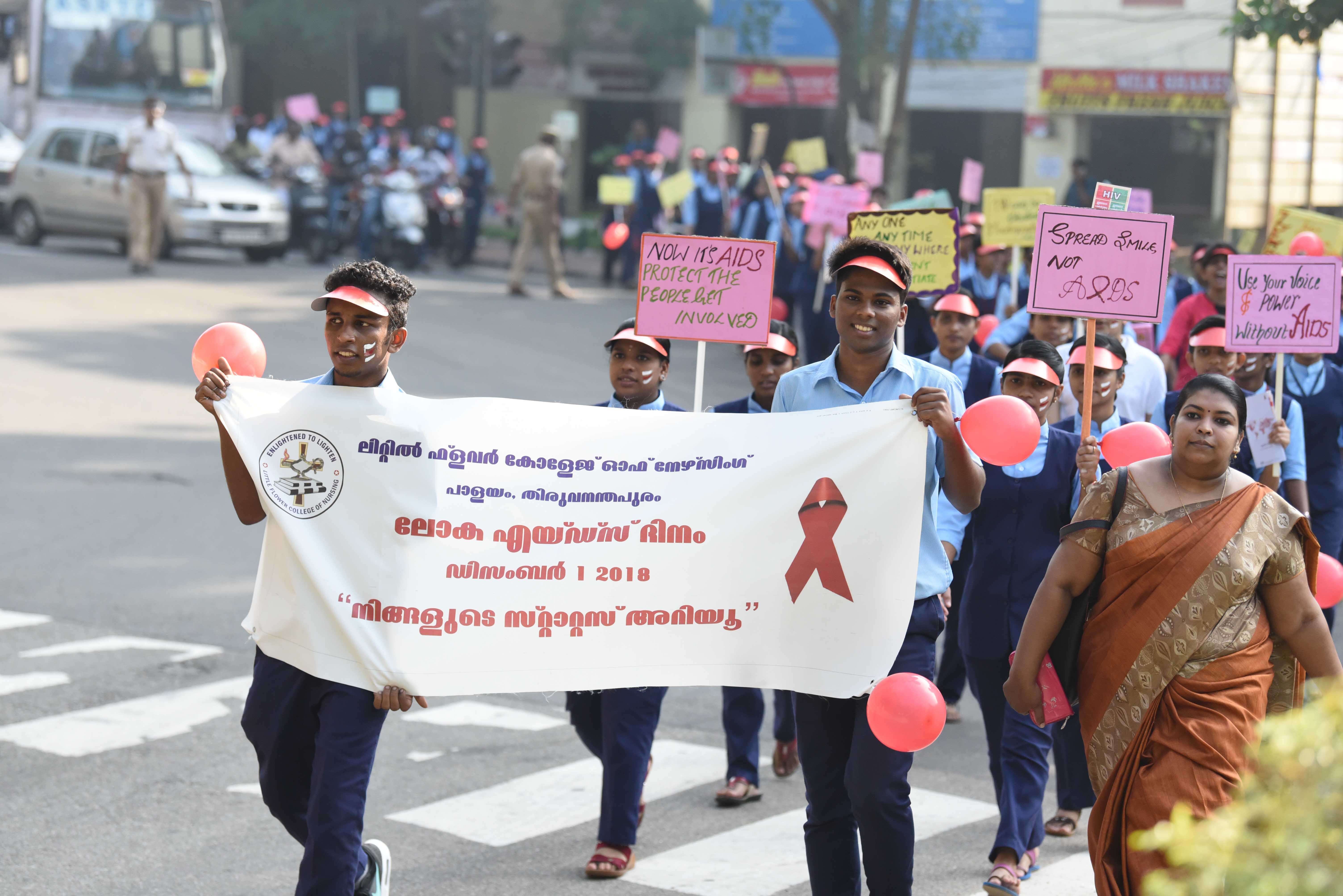 Kerala AIDS Day observance Capital city marks World Aids Day Kochi