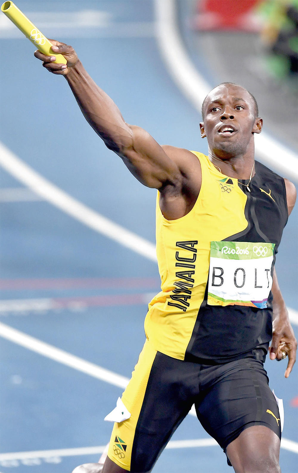 Usain Bolts with Triple triple