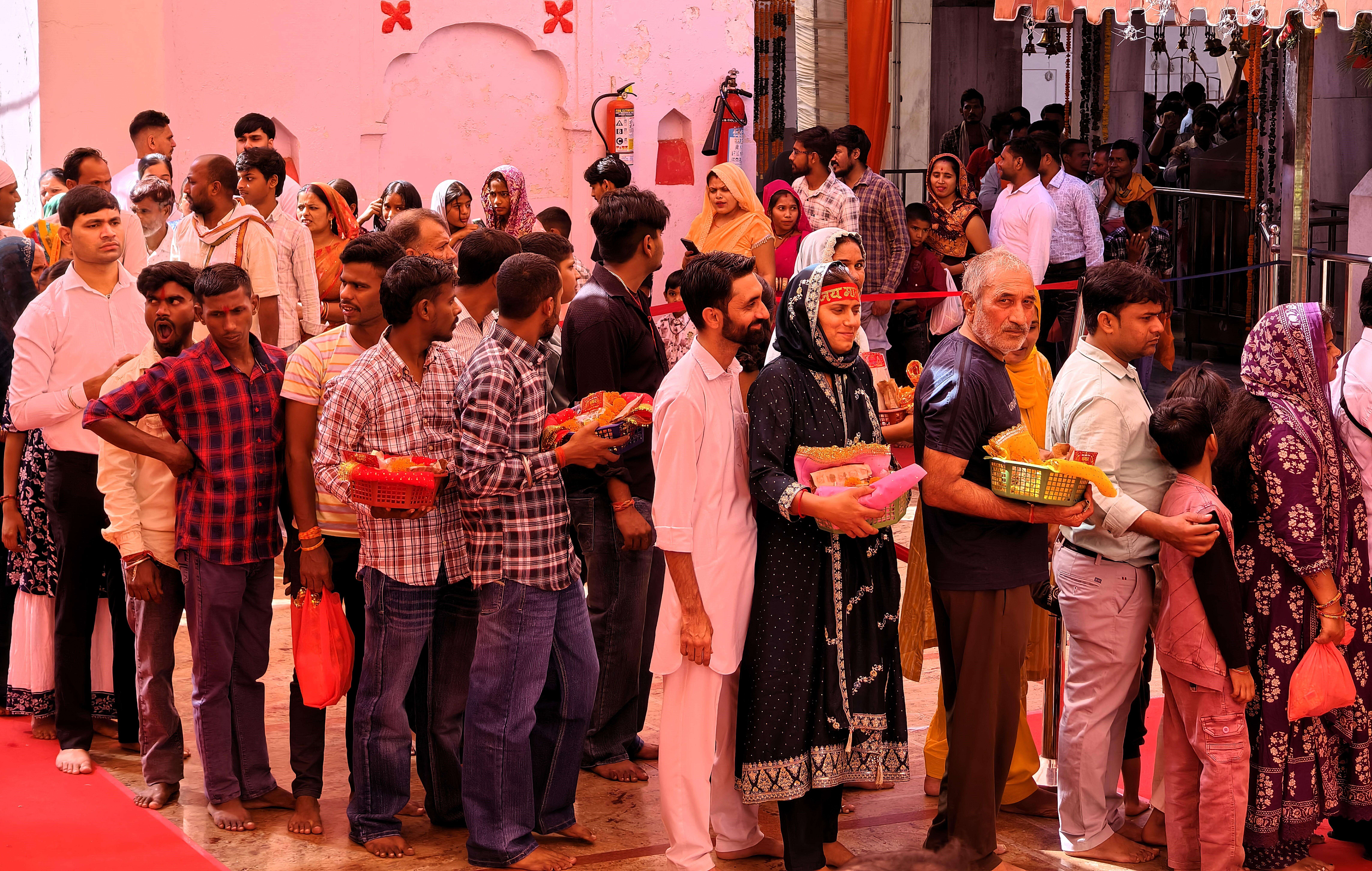 19 Oct  Devotees Throng Mata mansa Devi Temple As Maha Asthmi and Maha navami Coincide (14).jpg