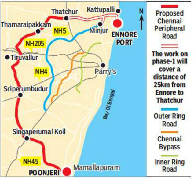 Centre Inks Rs 2470 Crore Pact With Jica For Peripheral Ring Road Chennai News Times Of India 7666