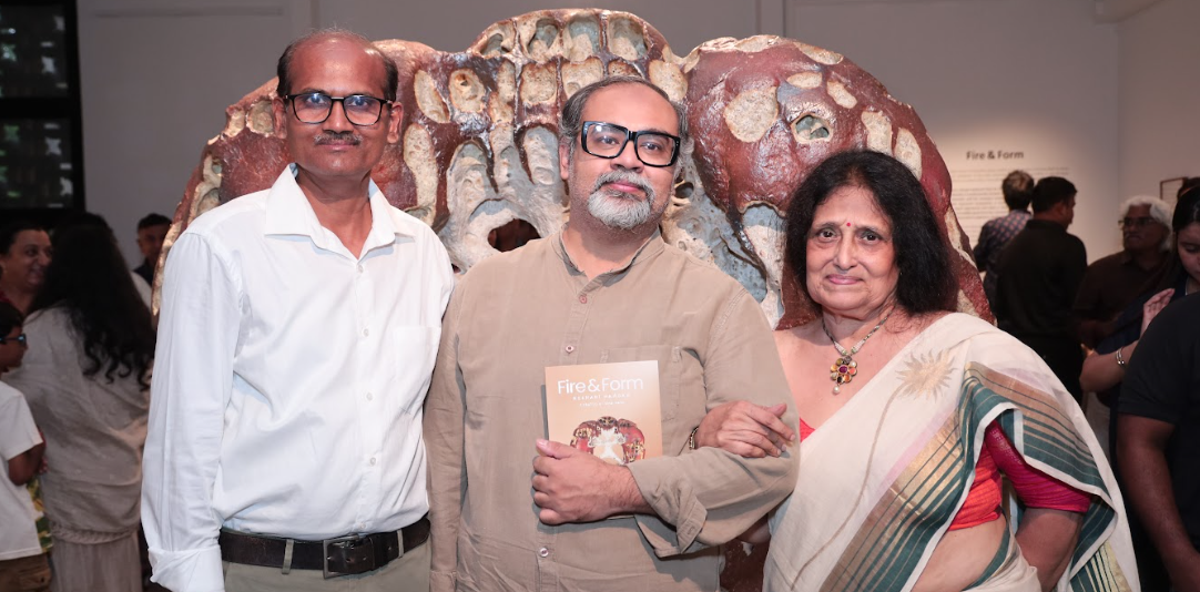 Keshari Nandan with Ankon Mitra and Uma Nair
