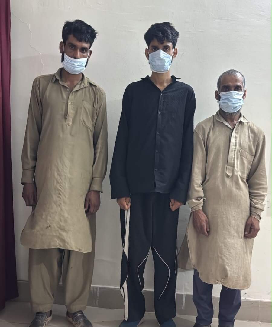 Zakir Husaain, Mohd Azam and Mohd Mustaq<br>