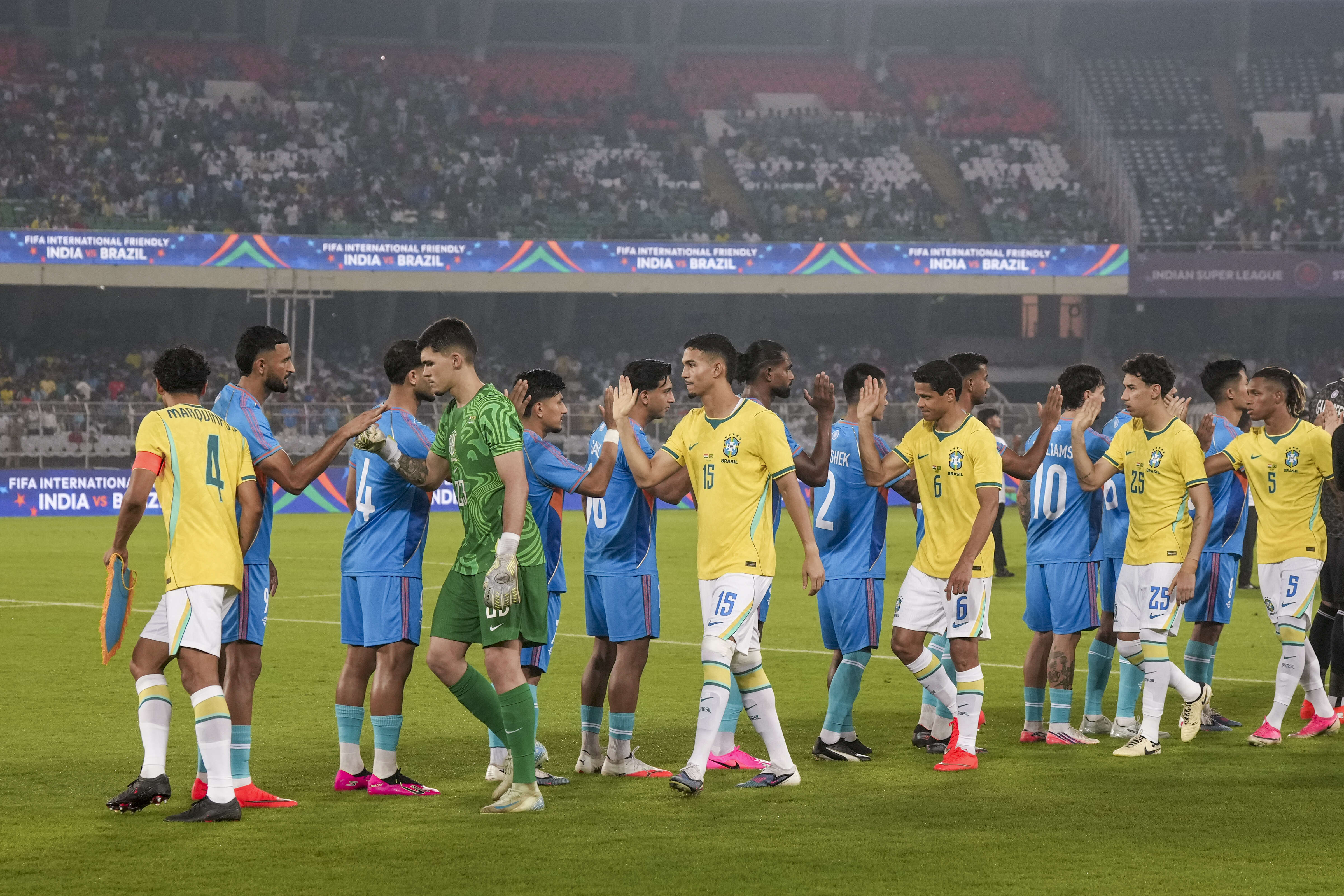 India vs Brazil: International friendly