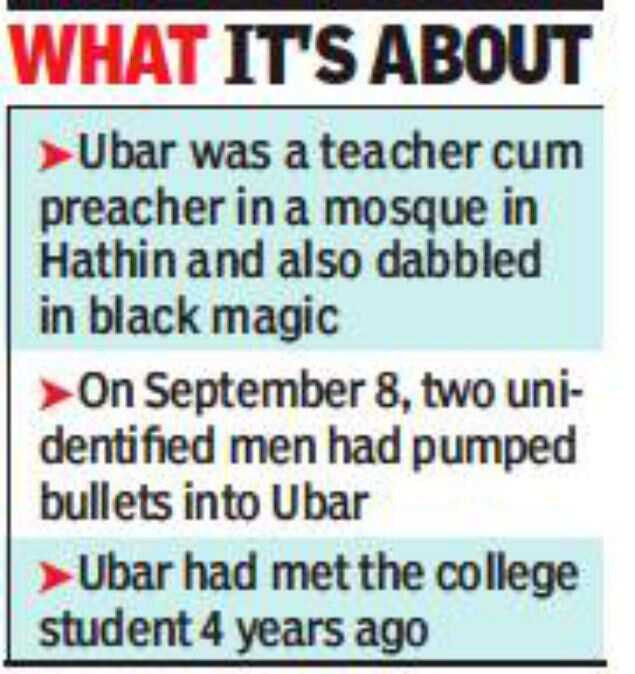 Haryana Hired guns killed Maulvi in livein tie Chandigarh News