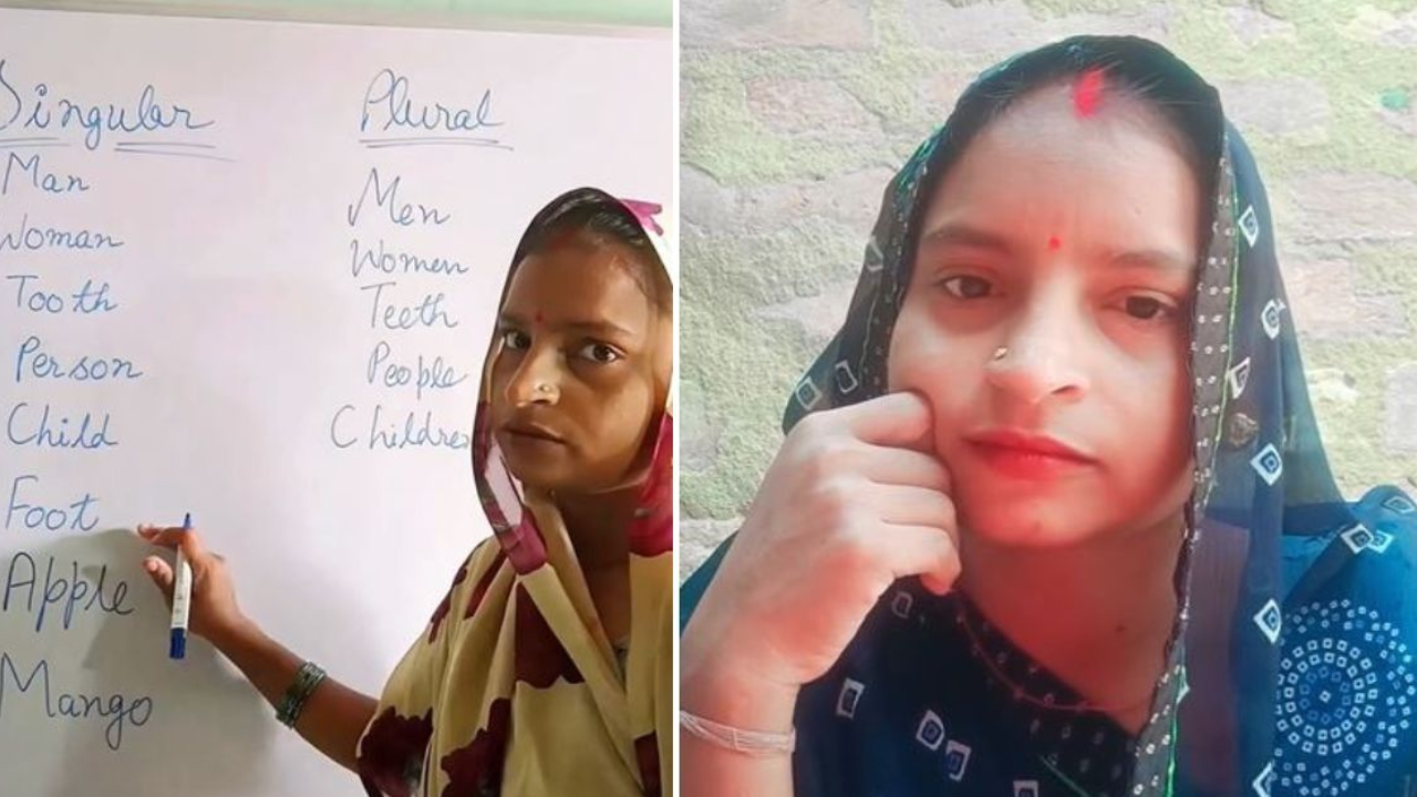 She teaches regularly on her YouTube channel "English with Dehati Madam."<br>