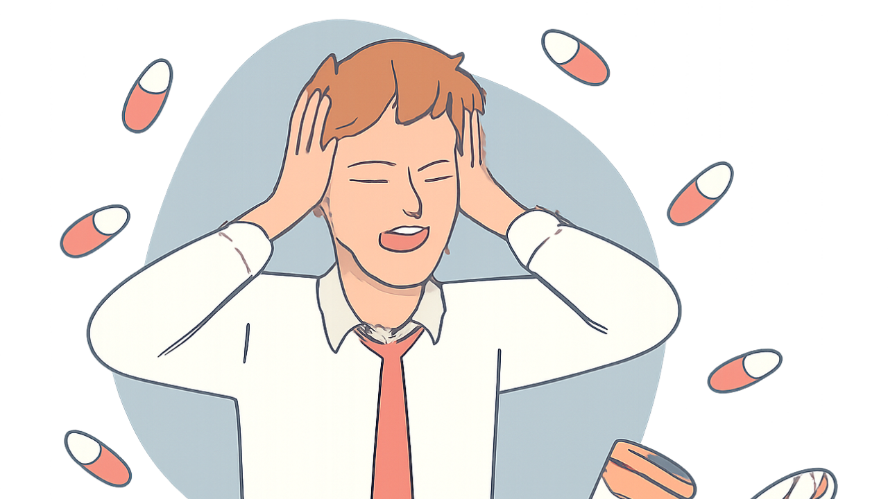 Person with headache