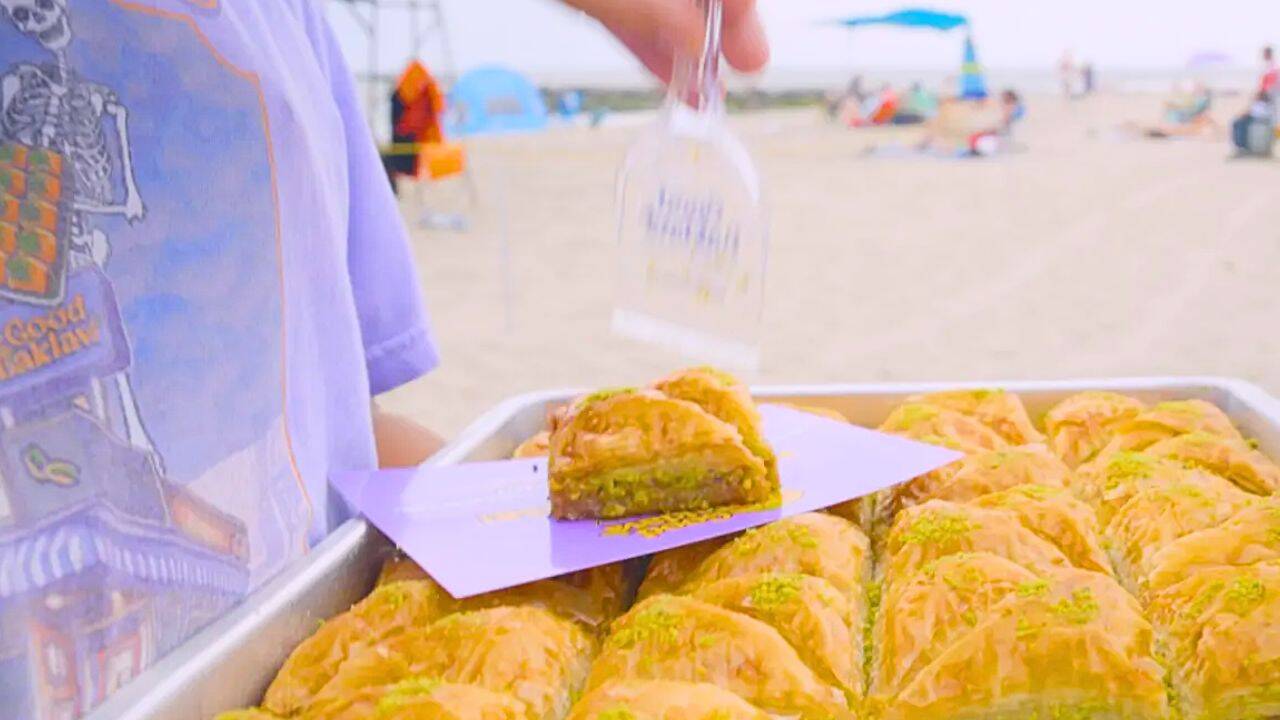 How the Baklava Guy turned a concert bet into a $20,000-a-month business