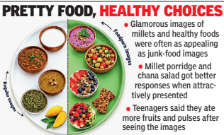 Pretty food, healthy choices