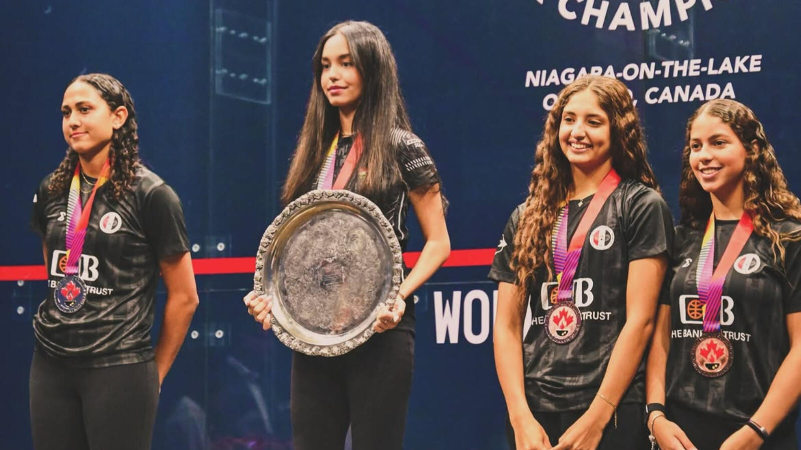 Anahat Singh with Junior World championship