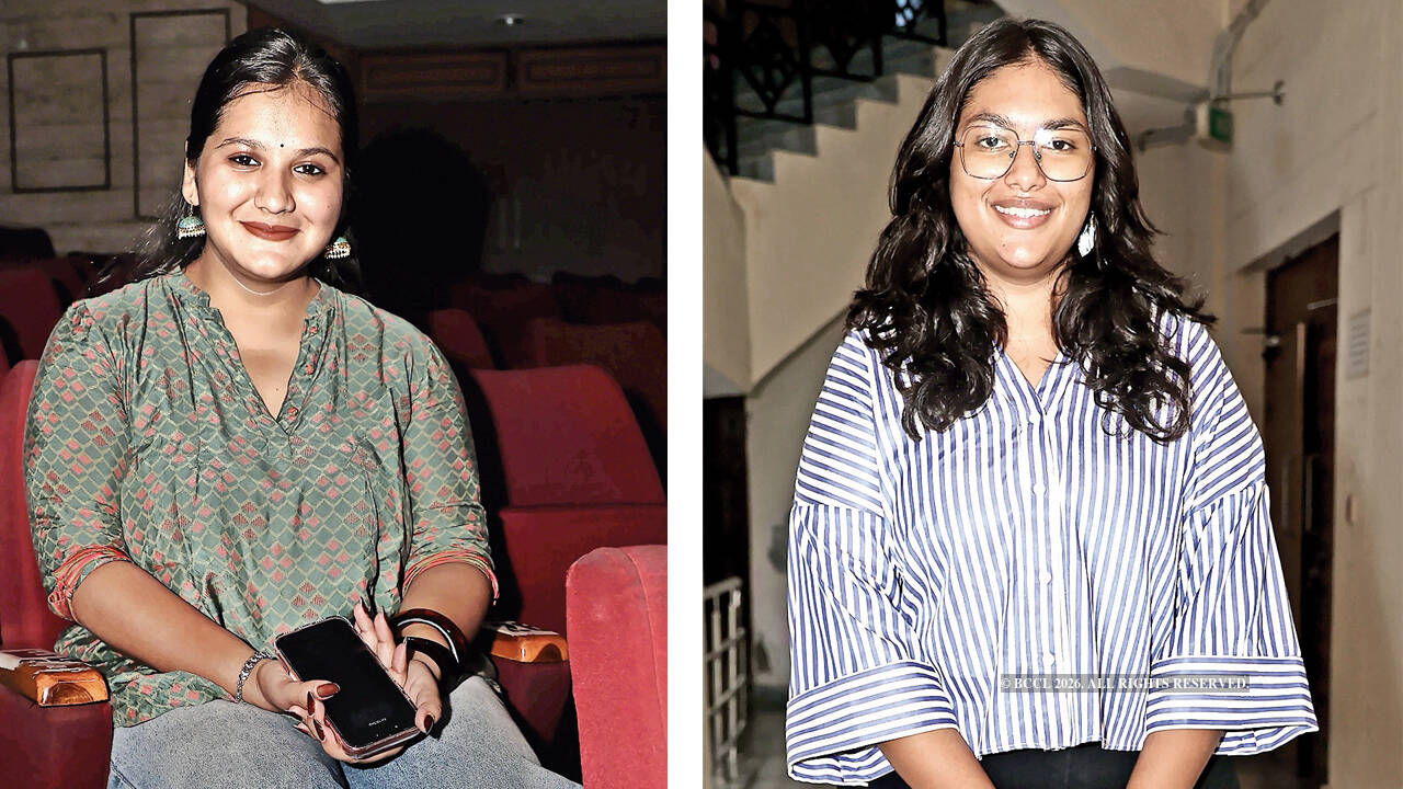 (L) Tanishka Saxena (R) Nividha Agarwal