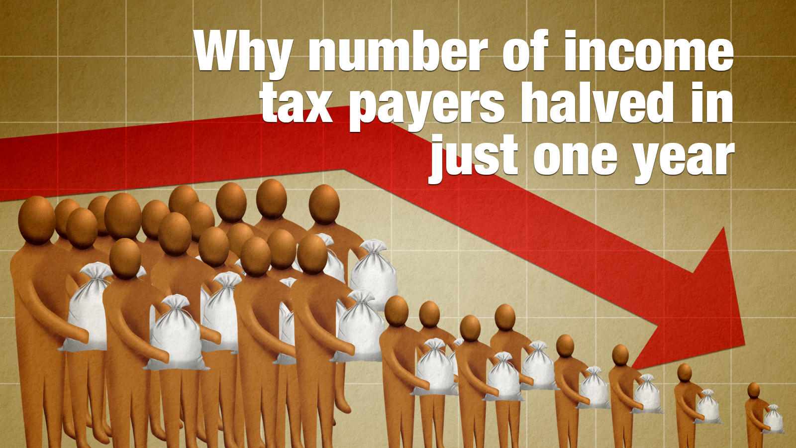 Why number of tax payers halved in just one year Times of India