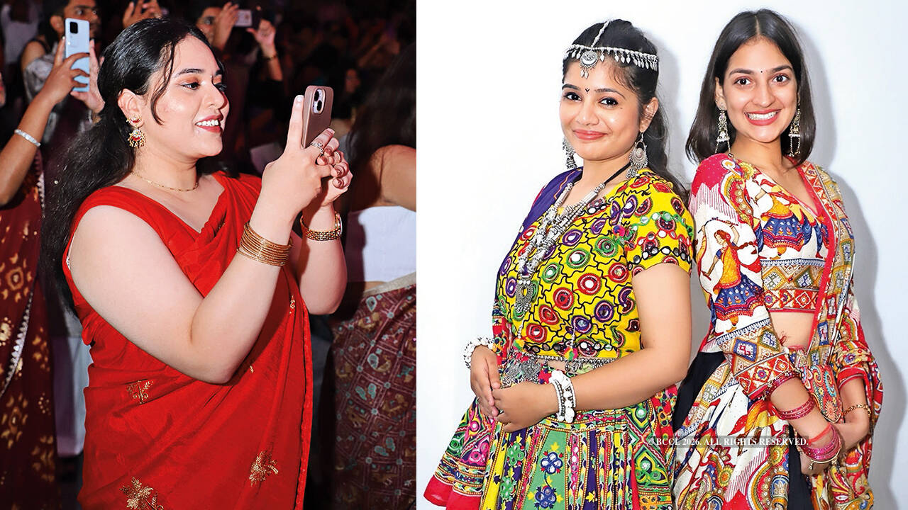 (L) Yashi Mishra (R) Navya Puri and Shubhshree