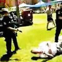 Shocking video of handcuffed man tasered by Tel-Aviv cops