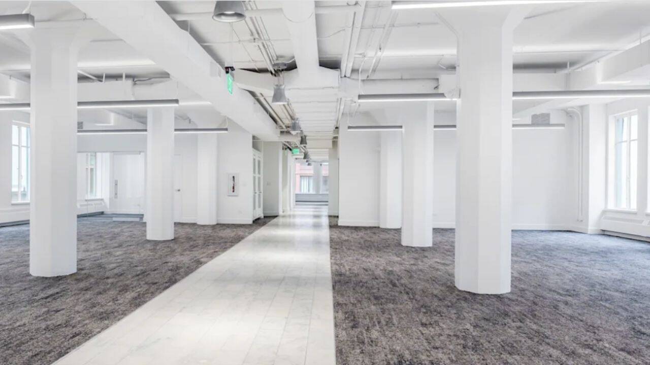 Eight of the building’s nine floors have been renovated and are ready for occupation<br>