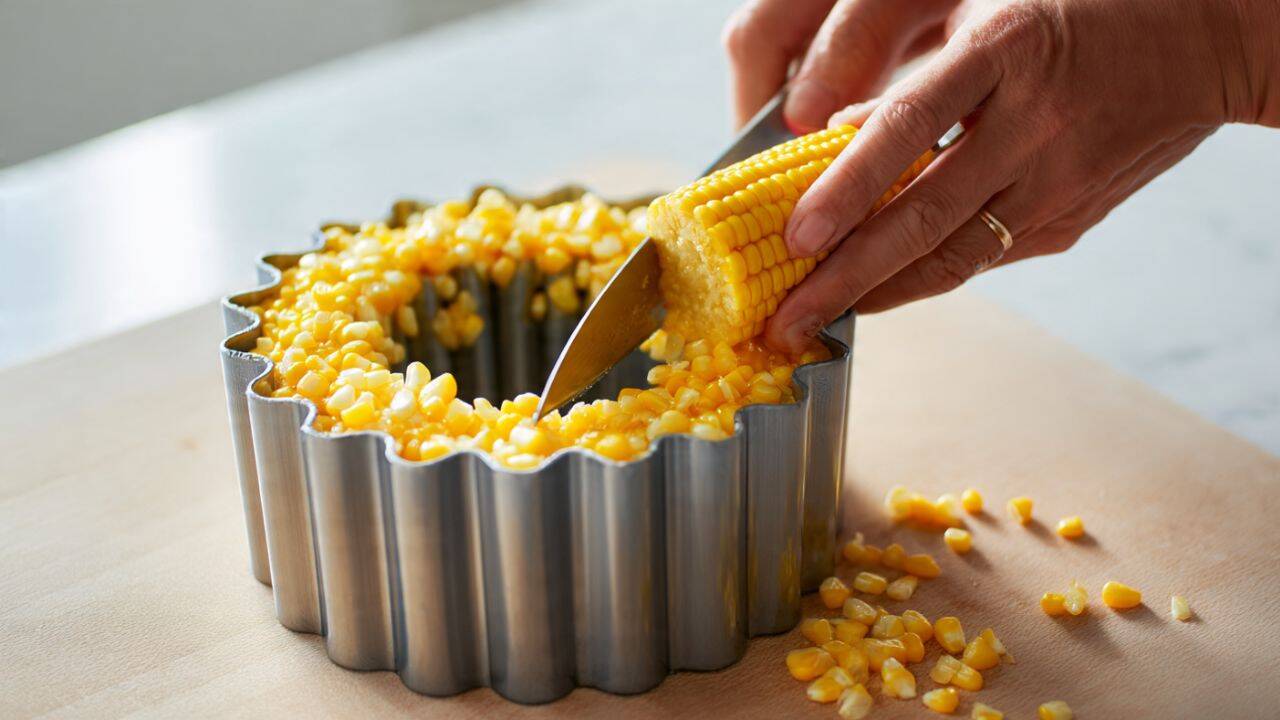 Use a ring-shaped pan<br>