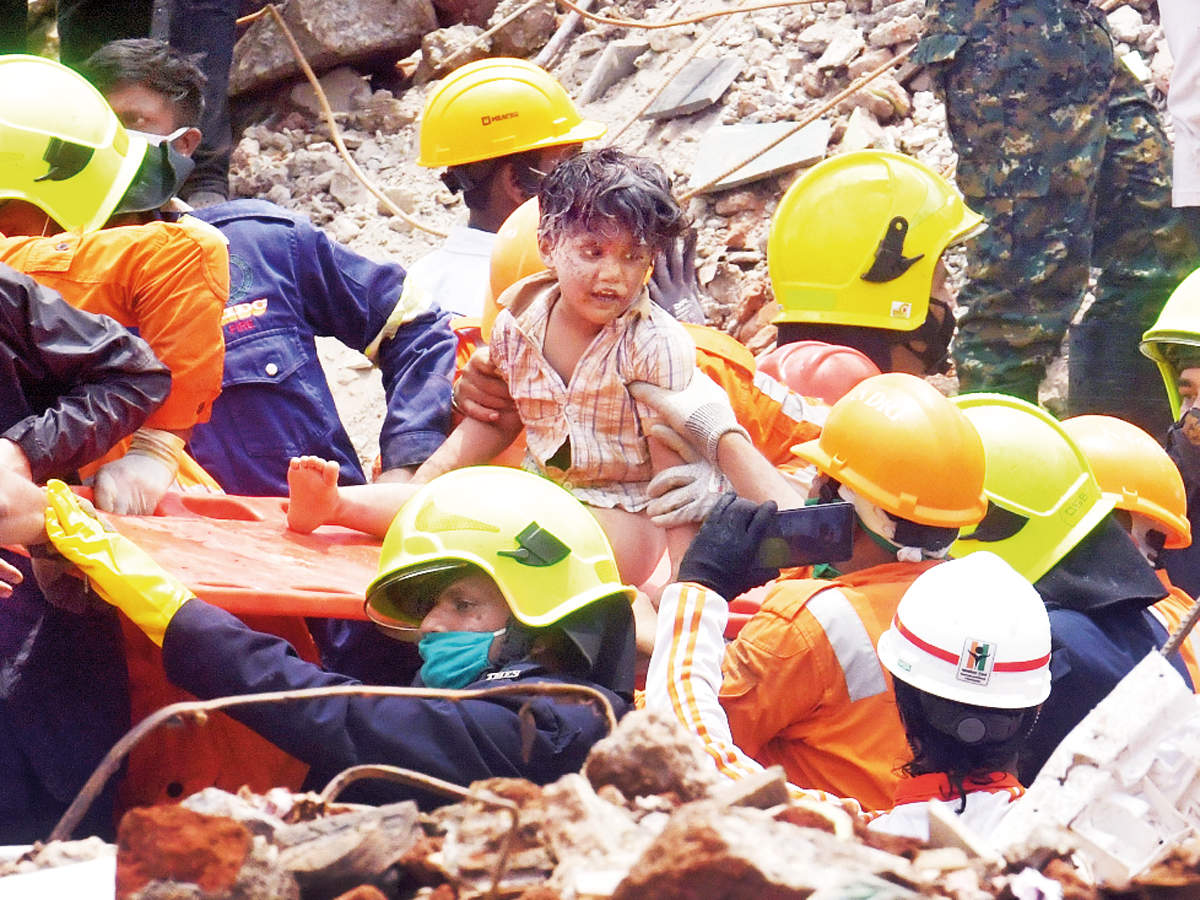 Mahad Building Collapse: 13 dead; 4-year-old boy rescued after 19 hours