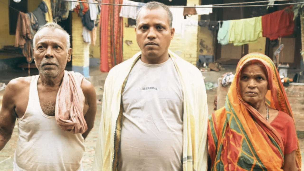 Shanker reunited with his parents. (Photo credit: The Indian Express)
