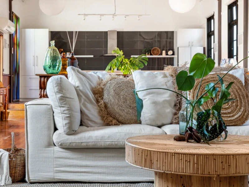 The living area
