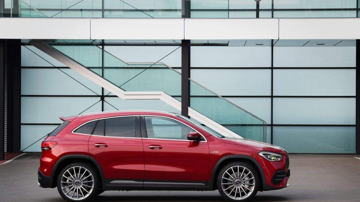 The entry-level GLA 35 gets a 2.0-litre (306hp and 400 Nm), four-cylinder turbo petrol engine linked with an 8-speed dual-clutch transmission and the 4MATIC all-wheel-drive system