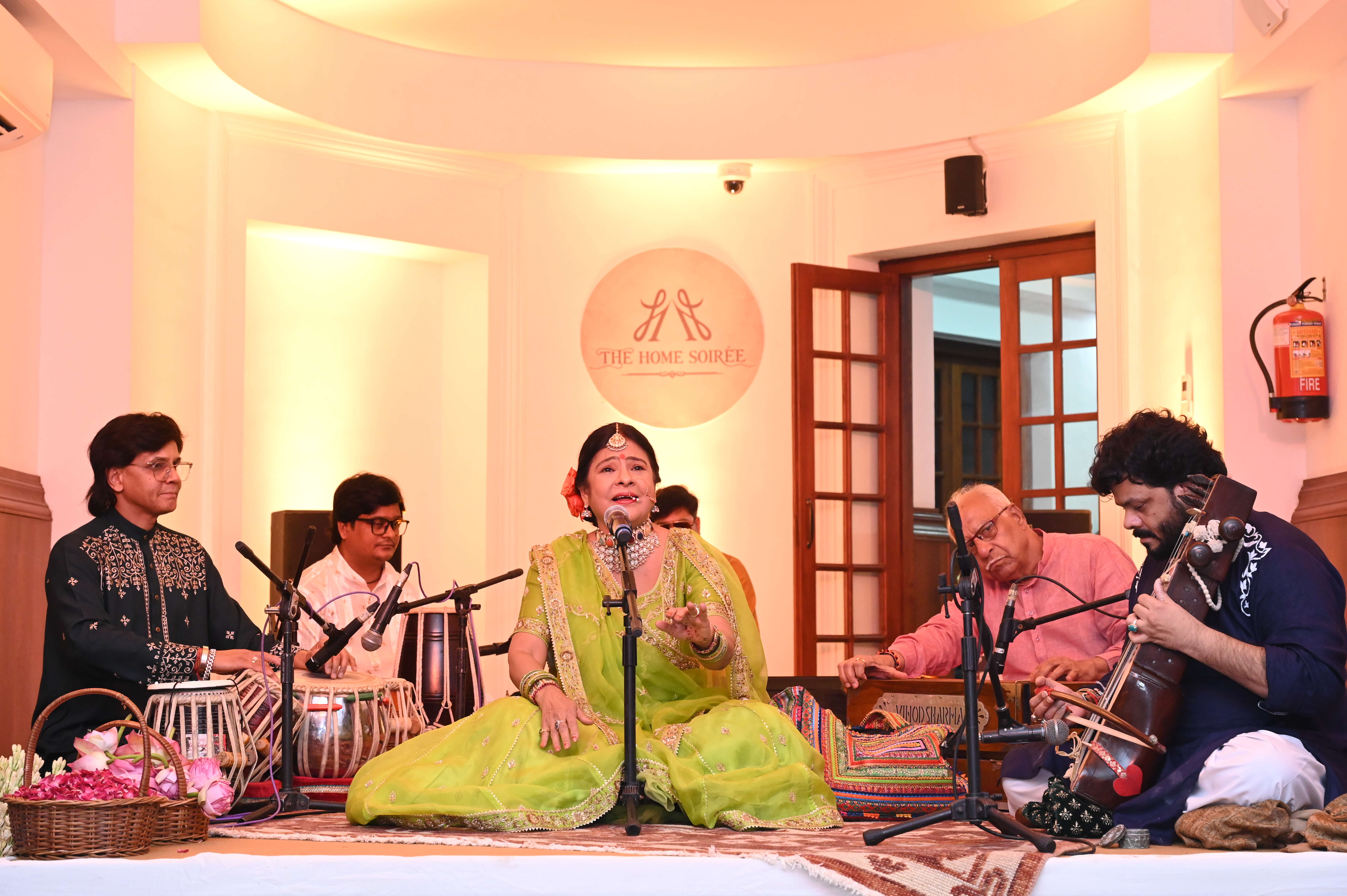 Day 1 was marked by a recital by Malini Awasthi