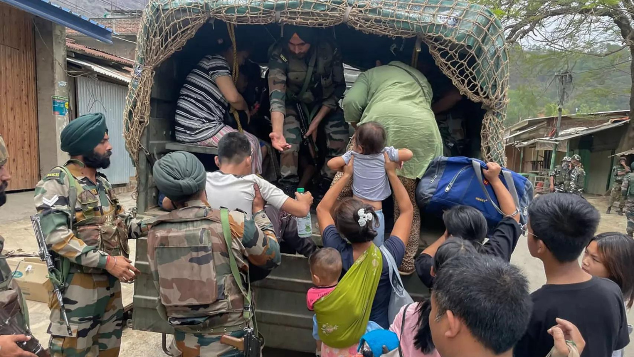 Army drones, choppers on watch in violence-hit Manipur