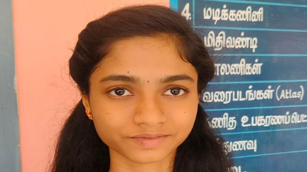 Hasil Kelas 12 Tamil Nadu: Skor putri buruh 600/600 |  Berita Chennai