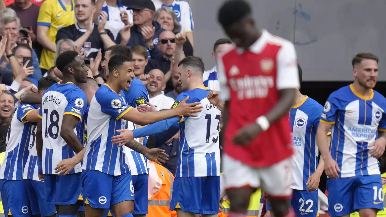 EPL Arsenal title hopes crushed after defeat by Brighton Football News