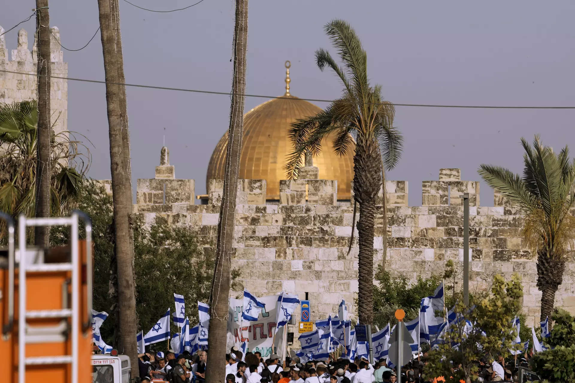 اسرائیل پیش از راهپیمایی جنجالی اورشلیم، حضور گسترده پلیس را مستقر کرد