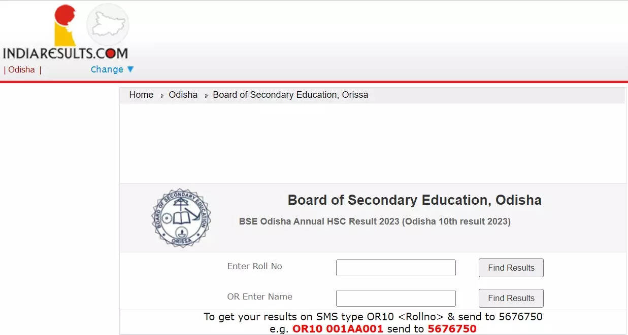 Odisha 10th Result 2023 BSE Odisha Matric result announced at