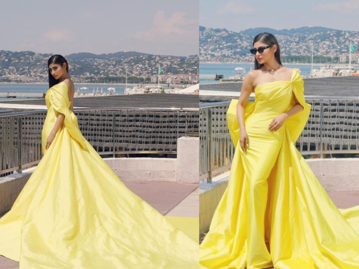 Mouni Roy makes her debut at Cannes Film Festival; shines bright in a yellow gown