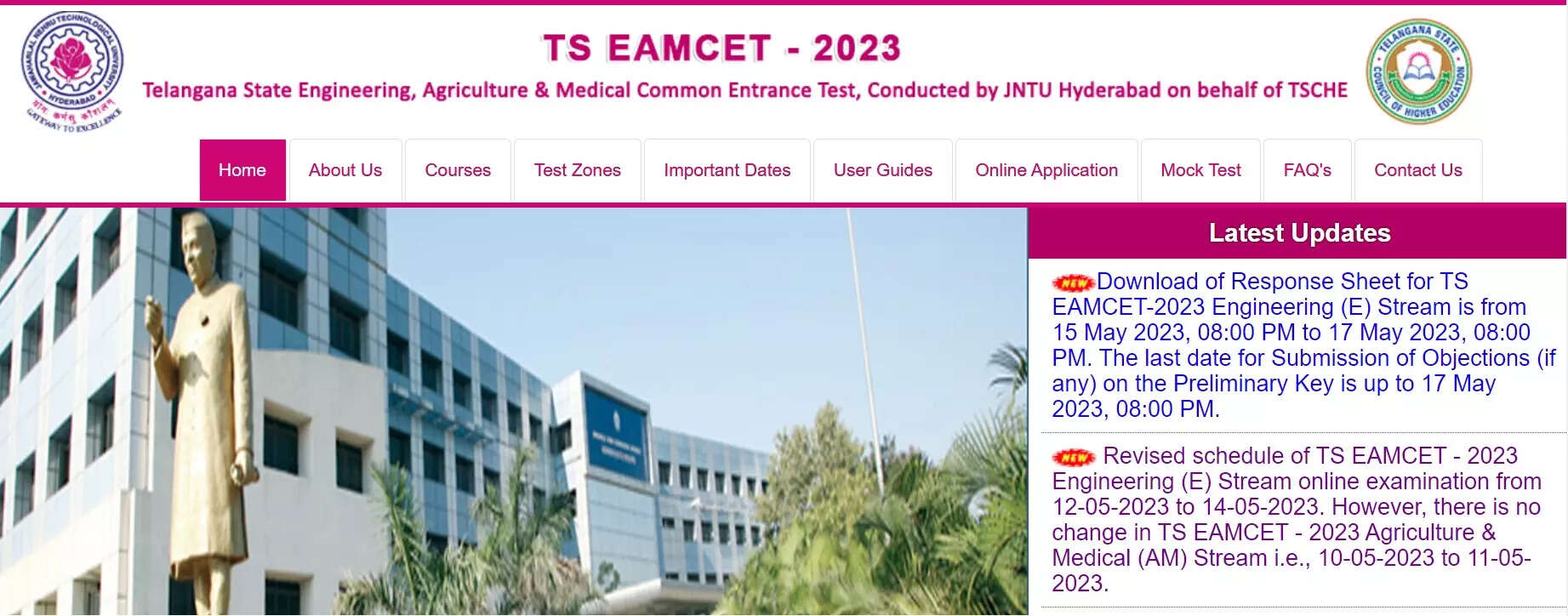 TS EAMCET Results 2023 to be released today @ eamcet.tsche.ac.in; Check details here – Times of India