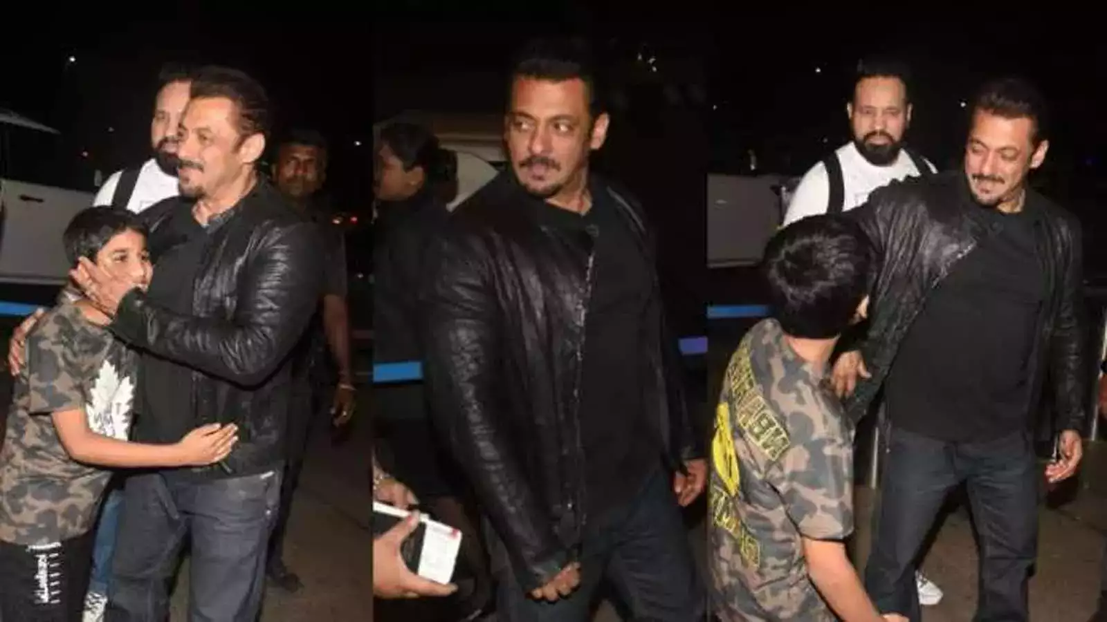 Salman Khan Faux Leather Jacket For Men- Black