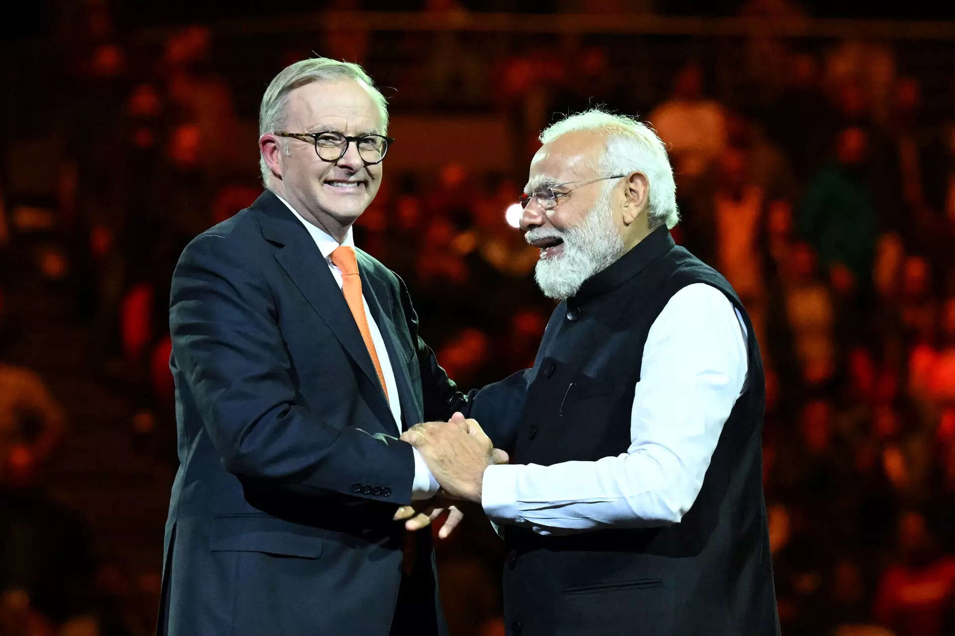 PM Modi memuji kehadiran partai yang berkuasa, anggota oposisi di acara komunitas India di Australia |  Berita India