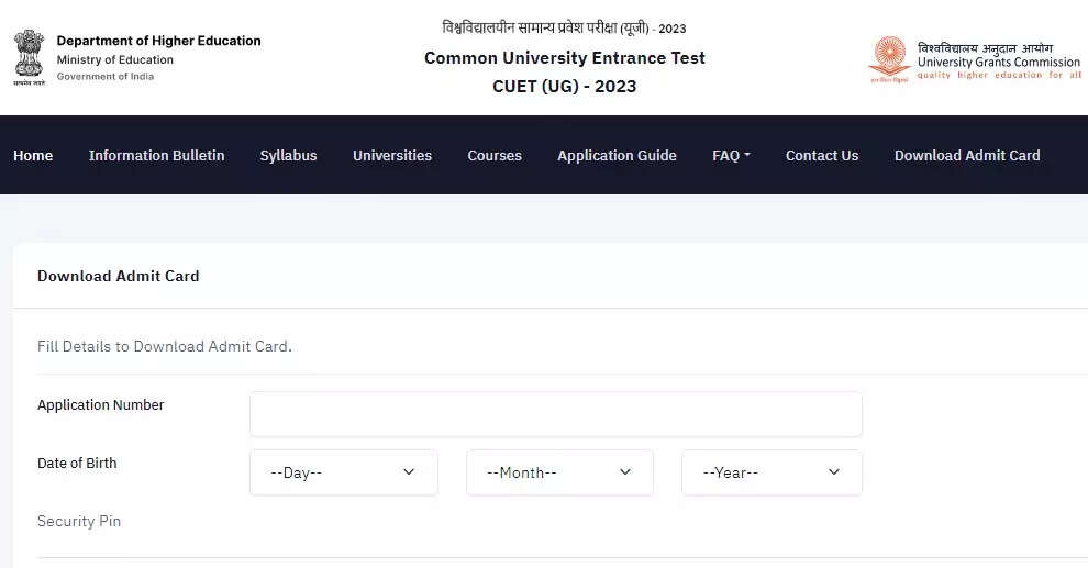 CUET UG Admit Card 2023 released for May 29 to June 2 exams, direct link to download – Times of India