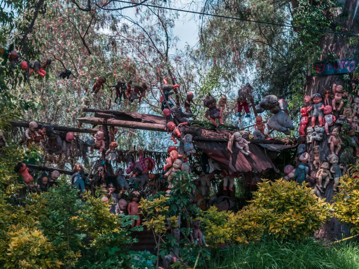 Would you dare to visit this creepy island of dolls?
