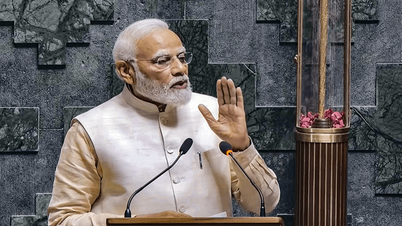 Ketika India berkembang, dunia maju, kata PM Modi dalam pidato pertama dari Parlemen baru |  Berita India