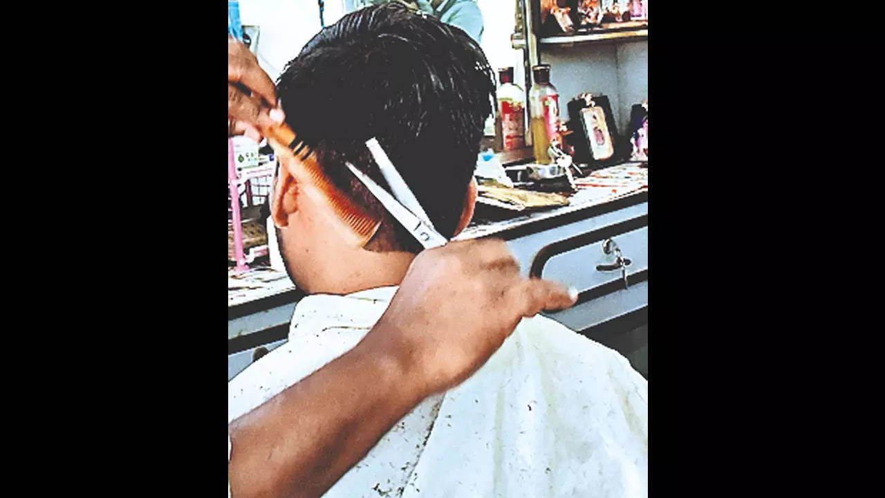 Assam teachers turn barbers to tame hairstyles of students