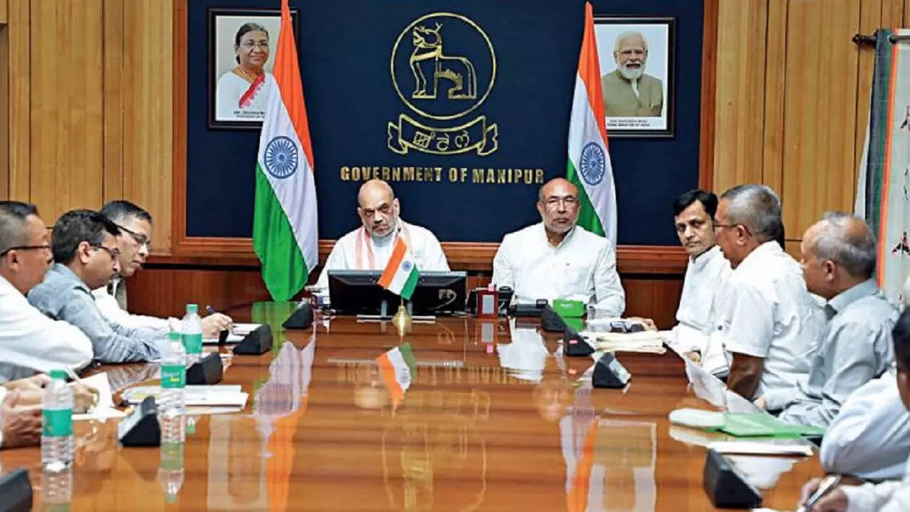 Amit Shah holds 9 peace meetings as violence ebbs in Manipur