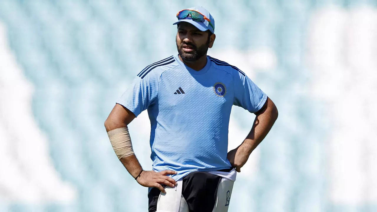 Rohit Sharma during practice. (Reuters Photo)