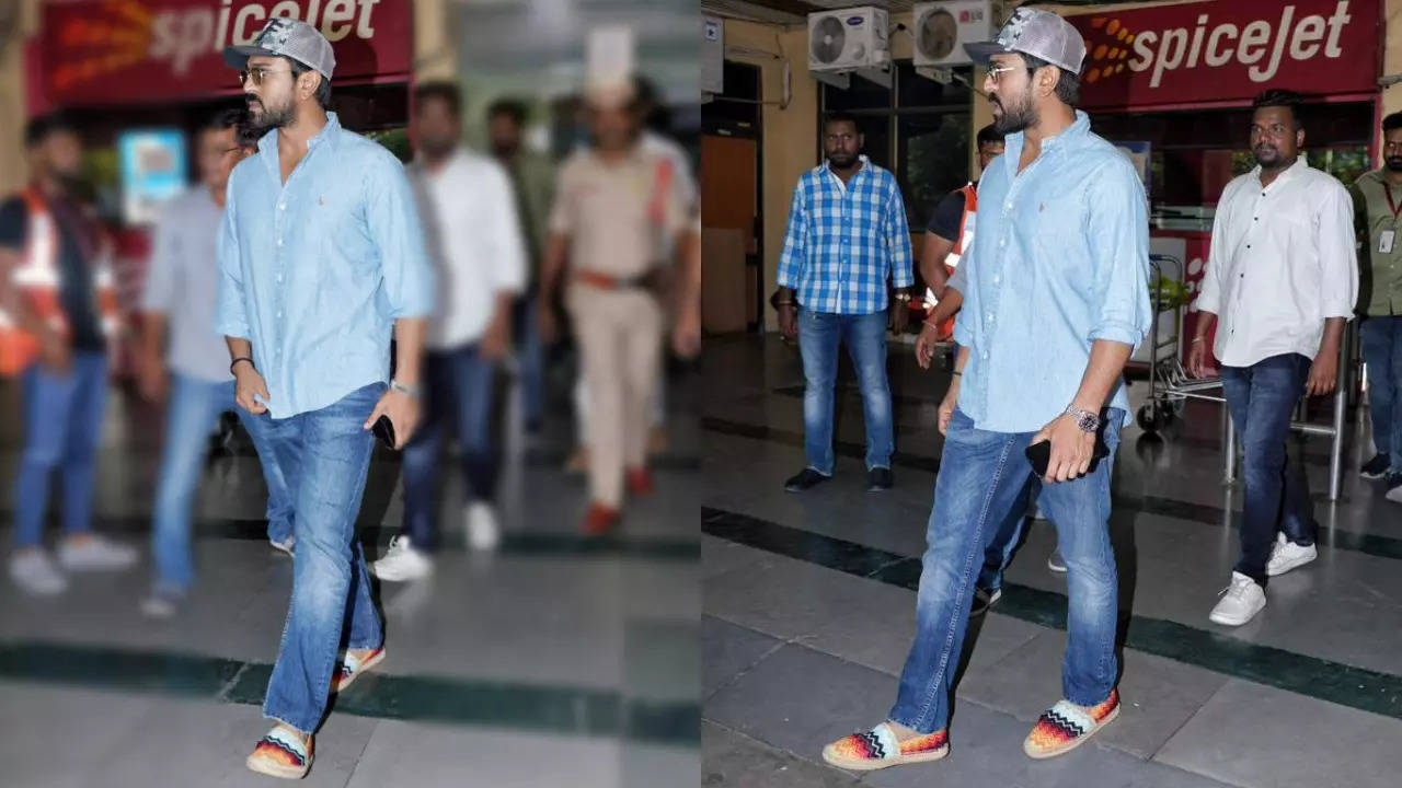 Ram Charan Flaunts His Uber-Cool Airport Style Statement, Dons Quirky  Missoni Shoes Worth Rs. 33K