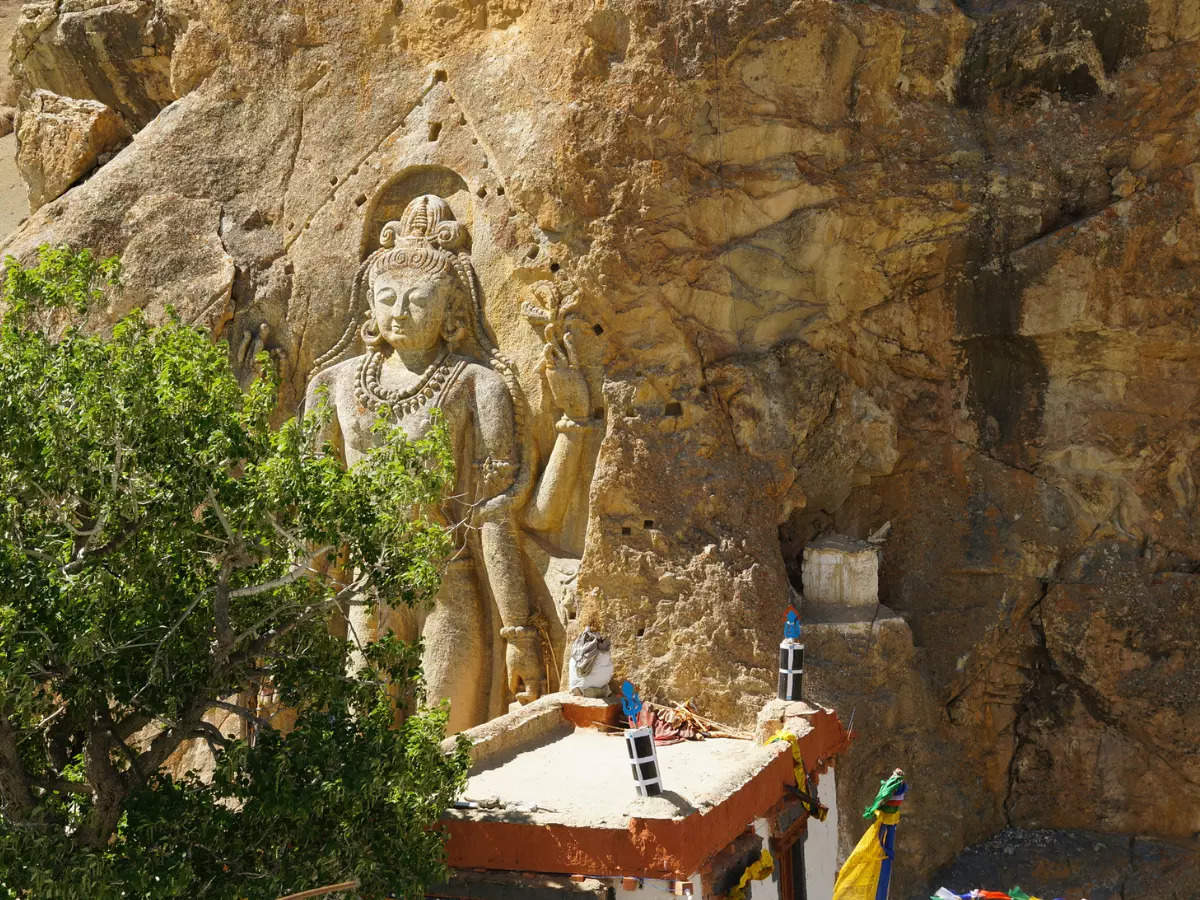 Mulbekh Monastery and its 30 ft tall Buddha statue, Ladakh’s unexplored gem