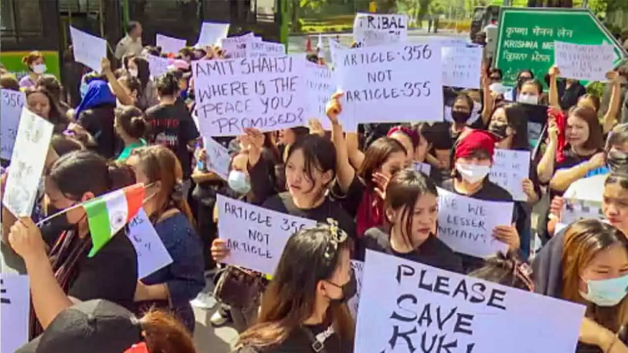 Mother, son killed as mob sets ablaze ambulance in Manipur