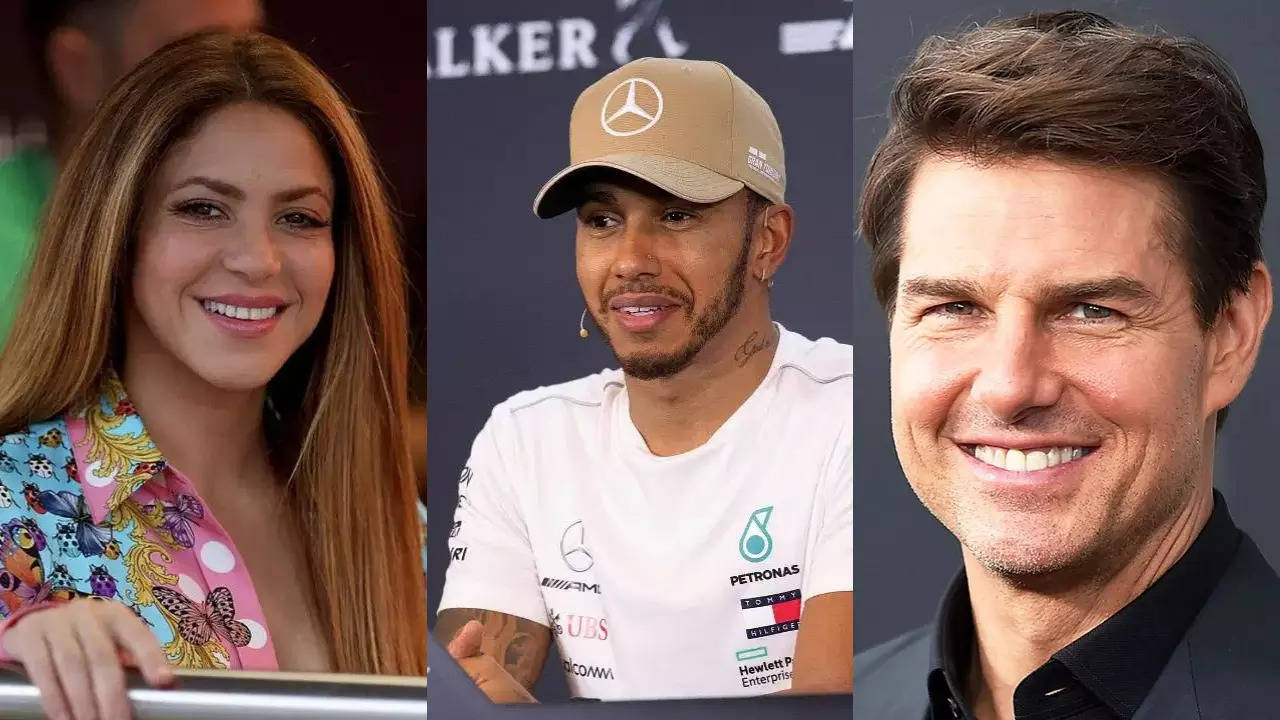 Shakira Is There A Classic Love Triangle Brewing Between Shakira Lewis Hamilton And Tom Cruise 