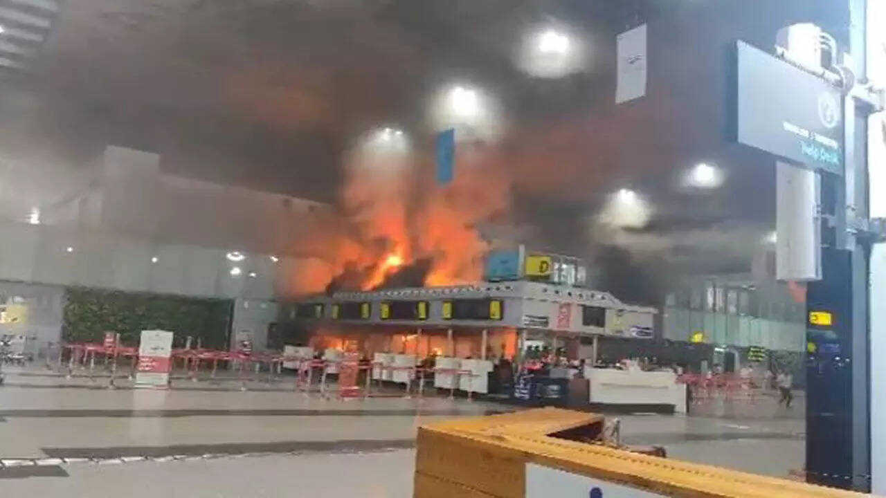 Fire breaks out at Kolkata airport, blaze under control