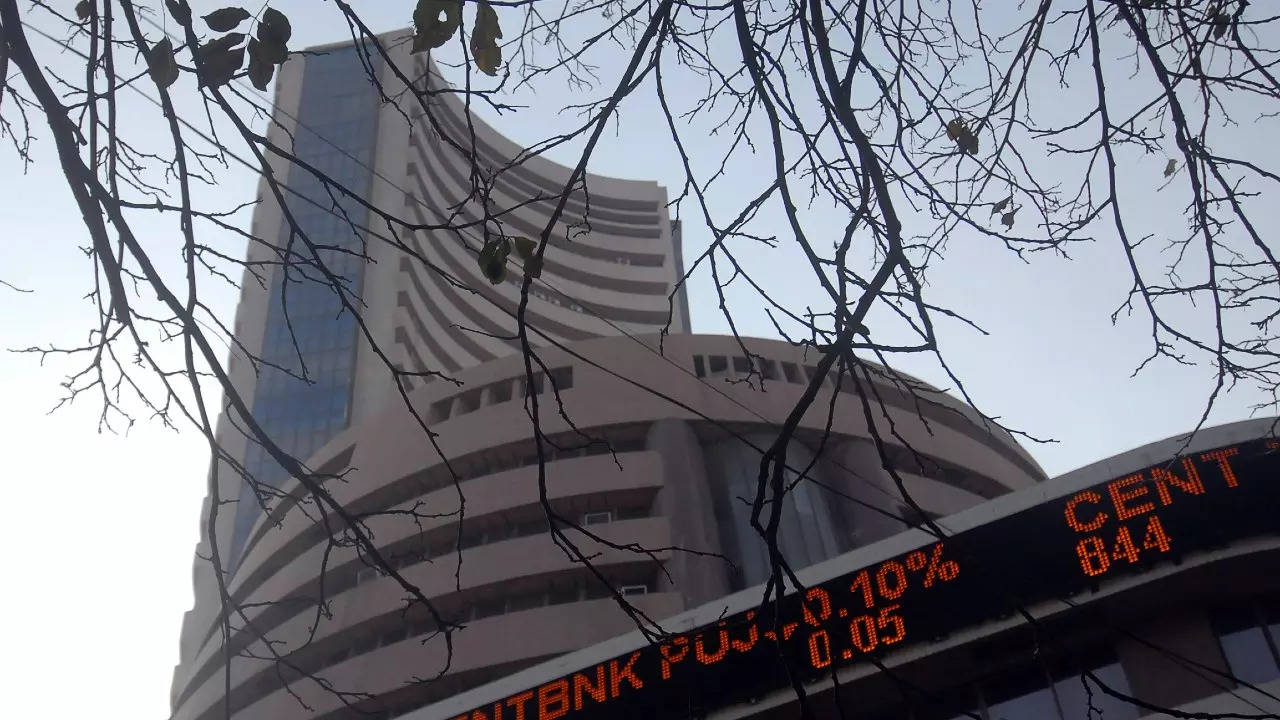 Markets retreat from record highs; Sensex falls 216 points