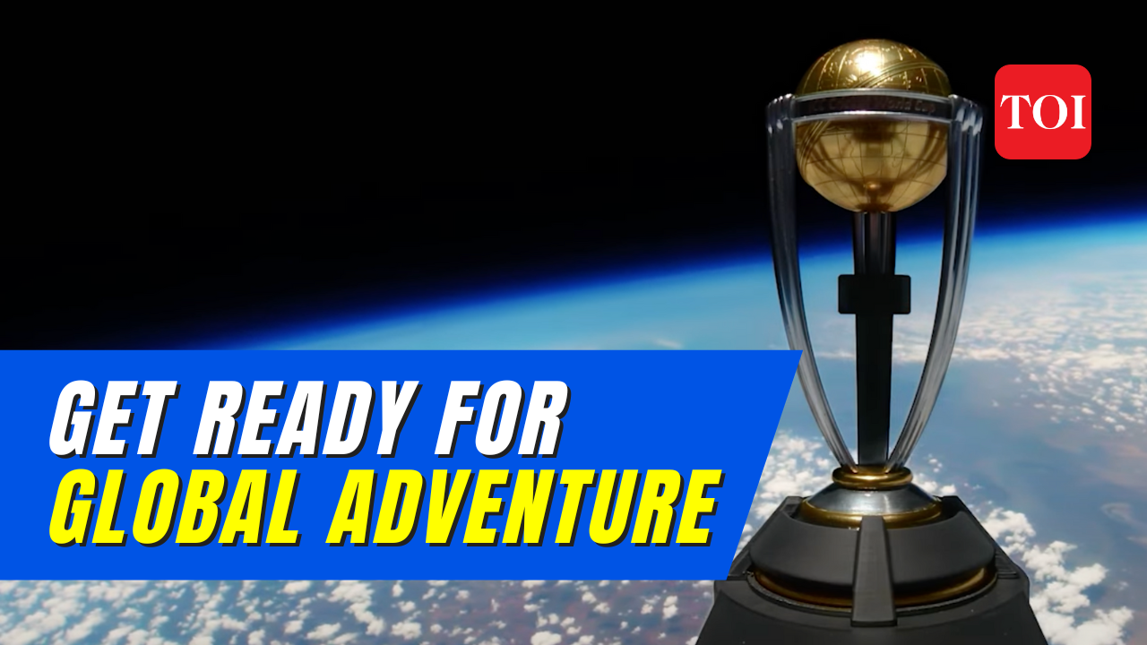 Trophy Tour 2023: ICC Men's Cricket World Cup Goes To Space | World Cup ...