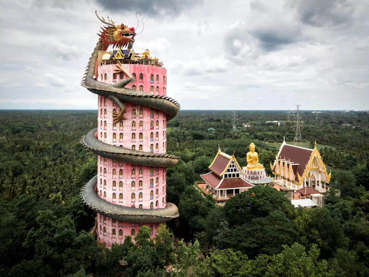 Bangkoks Wat Samphran Dragon Temple, the dragon we all are in awe of,  Thailand - Times of India Travel