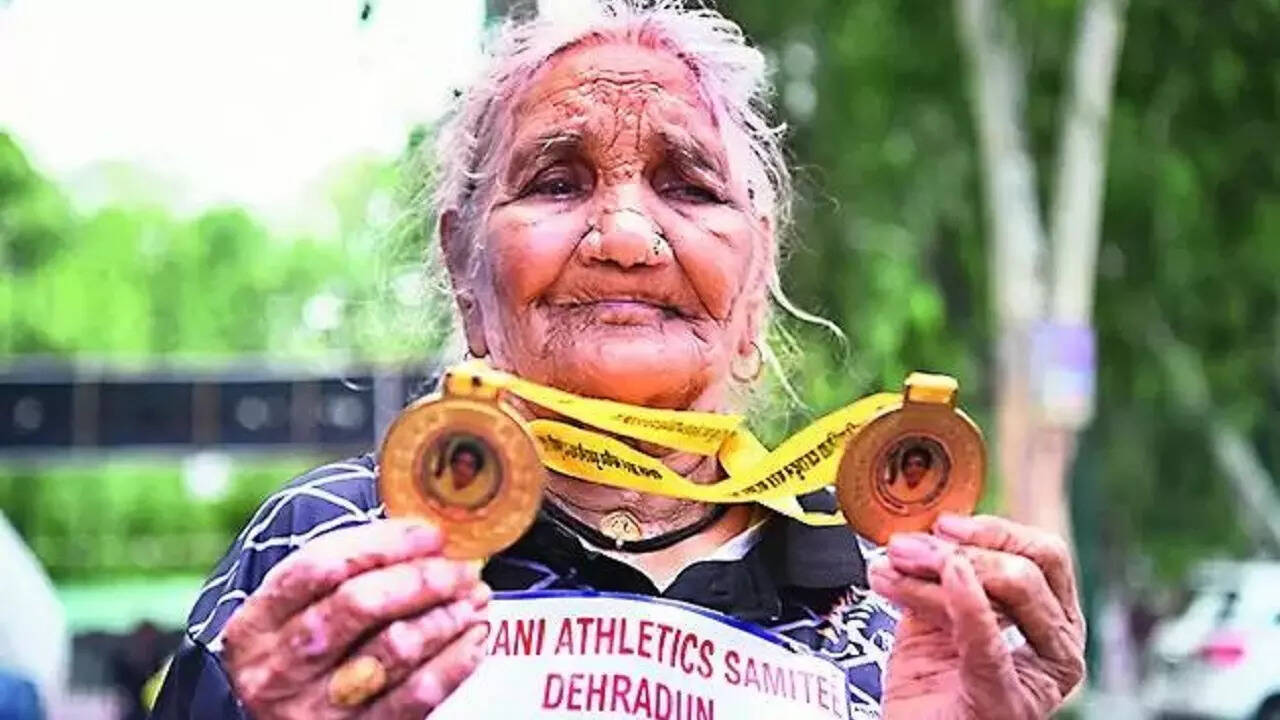 Dadi cool: 106-year-old bags 3 gold at Doon sports event