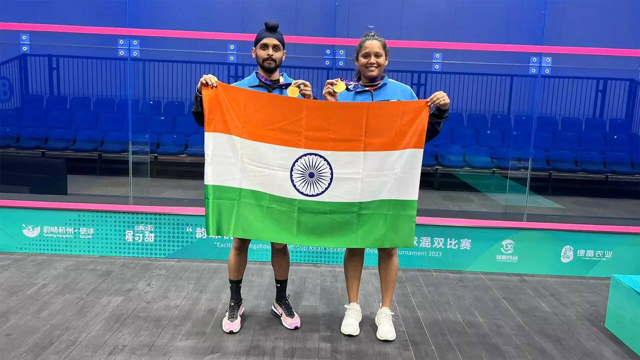 Dipika-Harinder win Asian Squash Mixed Doubles title - Times of India
